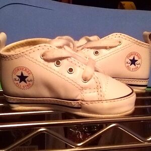 Converse Kids White Sneakers